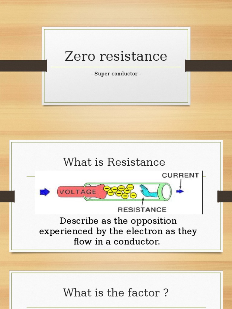 Zero Resistance Superconductivity Electrical Resistivity And