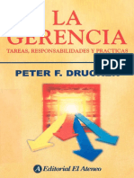 Drucker La Gerencia Tareas Responsabilidades y Practicas PDF