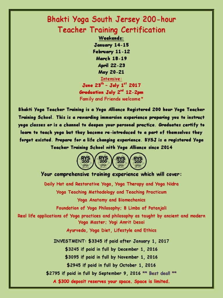 Prospective 2017 Teacher Training Flyer | PDF