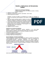 Indicadores de Gestión y Aplicaciones de Herramientas Calidad