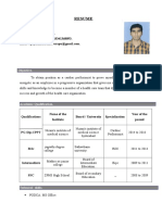 Resume: Ramarapu Vijaya Kumar
