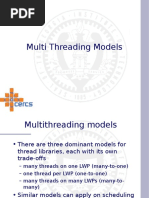 Multi Threading Models