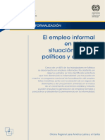 Situacion Actual Del Empleo Informal en México