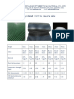 Drainage Sheet Convex On One Side: Taian Eastar Geosynthetical Material Co., LTD