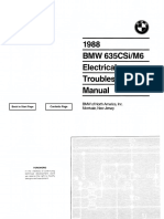 1988 BMW 635csi/m6 Electrical Troubleshooting