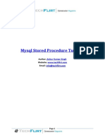 Mysql Stored Procedure Tutorial