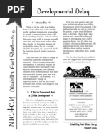 Download Developmental Delay Fact Sheet by National Dissemination Center for Children with Disabilities SN32393889 doc pdf