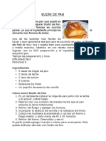 Budín de Pan