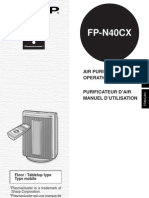 FP-N40CX: Air Purifier Operation Manual