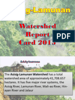 Asisig Lamunan Watershed Management Council Report Card