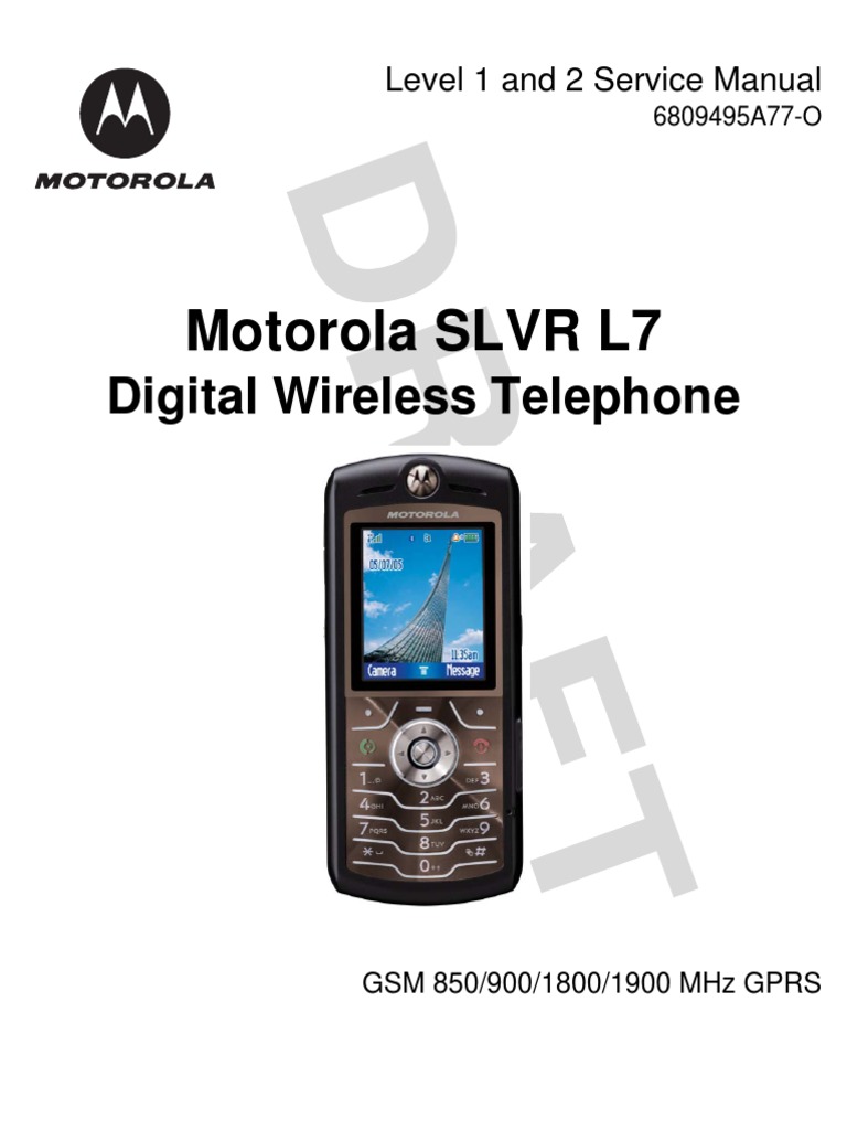 Инструкция motorola slvr 7