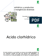 Acido Clorhidrico y Productos Quimicos Inorganicos Diversos 