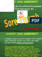 subject verb agreement