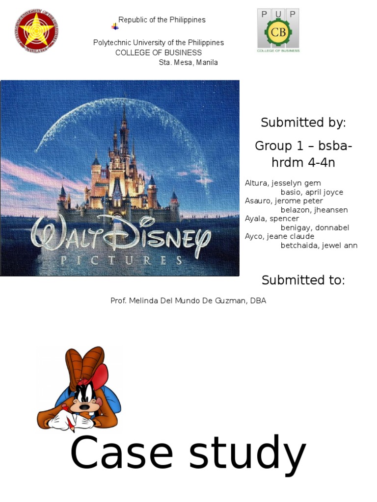 Walt Disney Company Case Study Analysis | PDF | The Walt Disney Company ...