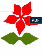 Paper Poinsettia Template PDF