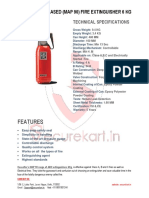 Ceasefire Fire Extinguisher ABC Powder Type Specifications