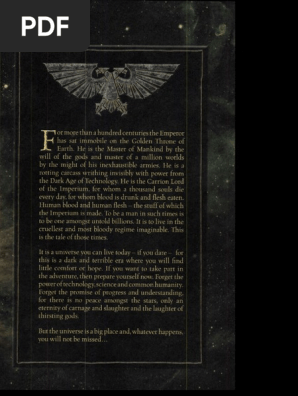 Warhammer 40k - Rule Book 6th Edition