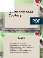 Fruits and Food Cookery