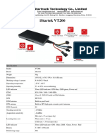 Istartek VT206 GPS Tracker Specification PDF