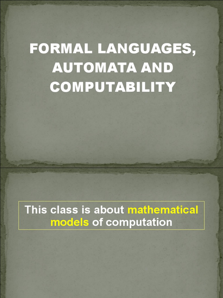 Automata | PDF | Computer Science | Theoretical Computer Science