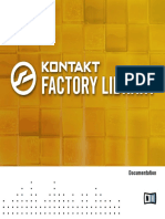 Kontakt factory Library Documentation English