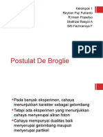 Postulat de Broglie