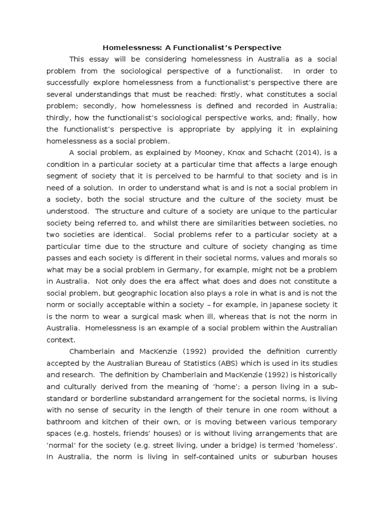 Persuasive essay on homelessness image