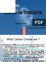 Carbon Credits From Sanjay Thakur