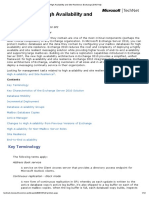 Understanding High Availability and Site Resilience - Exchange 2010 Help PDF