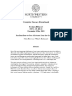 Tech Report NWU-CS-03-22: Resilient Peer-to-Peer Multicast From The Ground Up