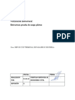 Verificación Estructural Estructura Prueba de Carga Pilotes REV.0