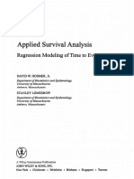 Hosmer D.W., Lemeshow S. Applied Survival Analysis PDF