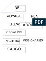 Barrel Voyage Crew Abound PEN: Growling Nightmare Missionaries