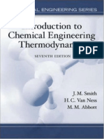 Introduction To Chemical Engineering Thermodynamics - 7th Ed