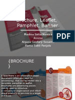 Brochure, Leaflet, Pamphlet, Banner: Madina Setia Namira Annisa Algaza Geofary Susanto Rama Sakti Panjalu