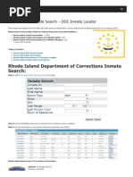 Rhode Island Inmate Search Department of Corrections Lookup