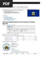 Vermont Inmate Search Department of Corrections Lookup