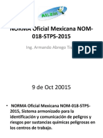 Norma Oficial Mexicana Nom 018 Stps 2015