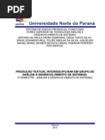 Trabalho ADS Em Grupo Unopar 5 Semestre 2016