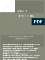 Pengaruh Normatif Dan Nonnormatif