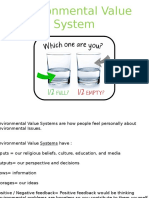 Environmental Value System 2014