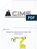 Manual capacitación servo gun robot Fanuc