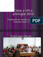 clasa a VIII-a II