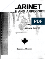 Clarinet Scales and Arpeggios Canada PDF