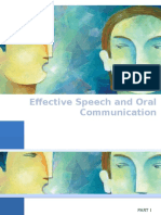 Effective Speech and Oral Communication 