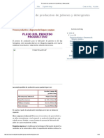 Procesos de Produccion de Jabones y Detergentes