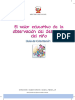 Valor Educativo de La Observacion Del Desarrollo Del Nino Ministerio de Educacion Peru