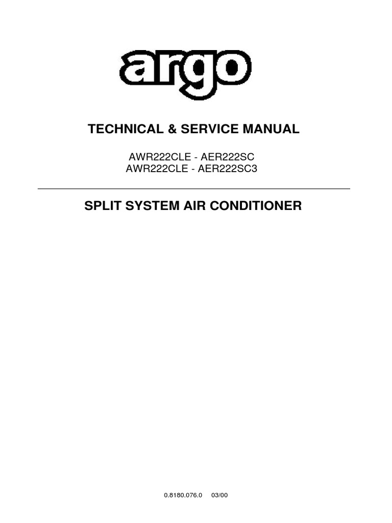 MANDO Awr222cle | Air Conditioning | Electrical Wiring