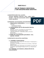 Programa de Trabajo Con Alumnado Con Discapacidad Auditiva