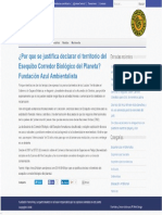 ¿Por Que Se Justifica Declarar El Territorio Del Esequibo Corredor Biológico Del Planeta?